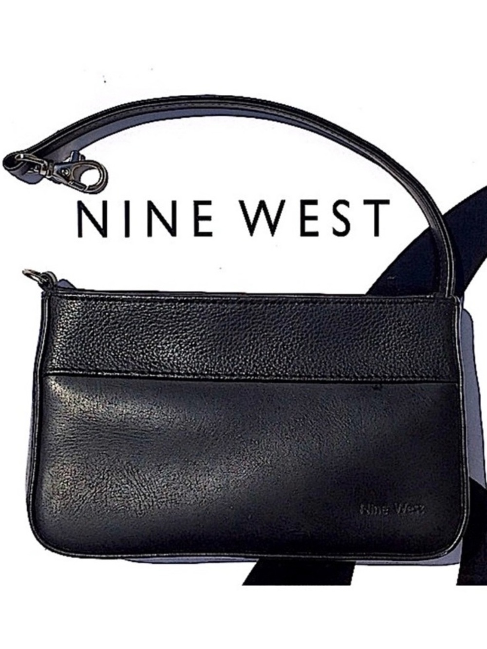 Nine West Saffiano Leather Wristlet BRAND NEW!
